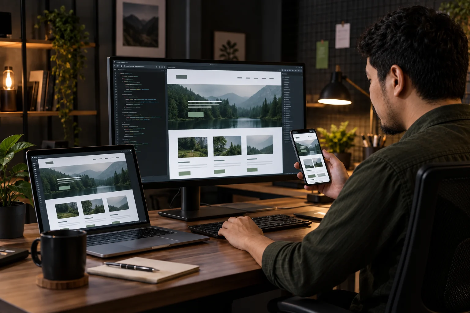 Website development design study
