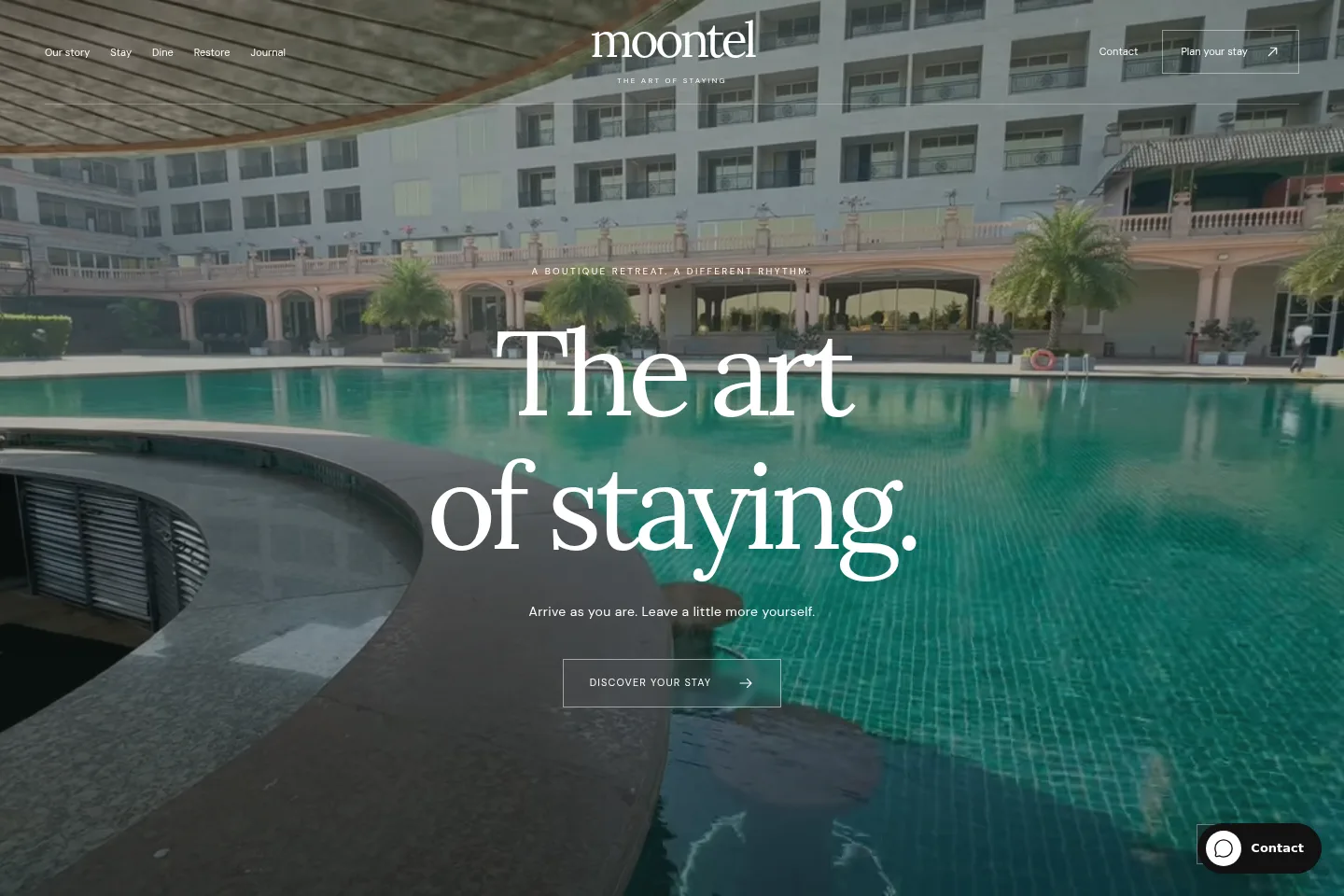 Moontel Designlof template shown as a responsive website starting point